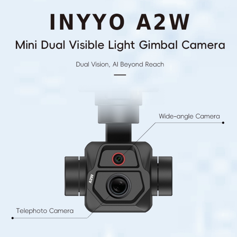 Drone Camera Vlog - NCZOBOE 5MP Kamera Gimbal z Ultra