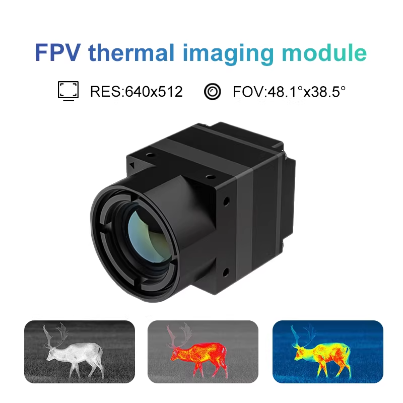 Drone Camera Thermal - Kamera termowizyjna FPV z interfejsem CVBS,