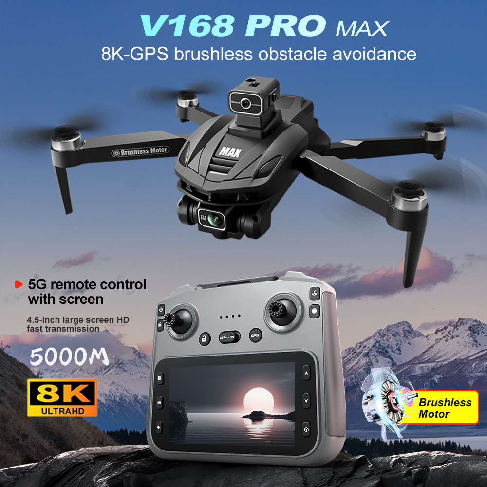 V168 PRO Max GPS Drone 8K Prof – Drone Camera 4K recenzja i cena