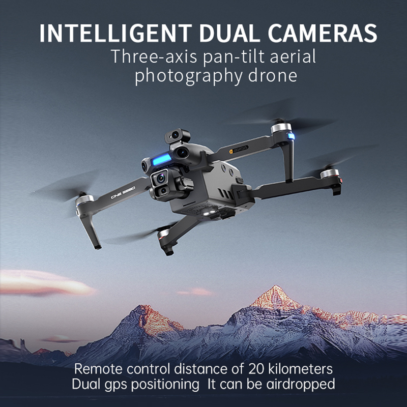 Nowy dron z podwójną kamerą 8K – Drone Camera 4K recenzja i cena