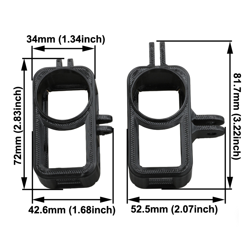 1 SZT. Mocowanie kamery FPV z  – Drone Camera Case recenzja i cena