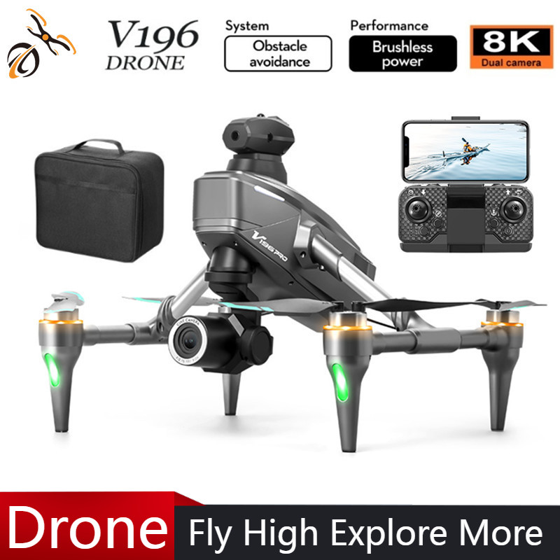 Dron 2025 V196 Automatyczne Un – Drone Camera With Gimbal recenzja i cena