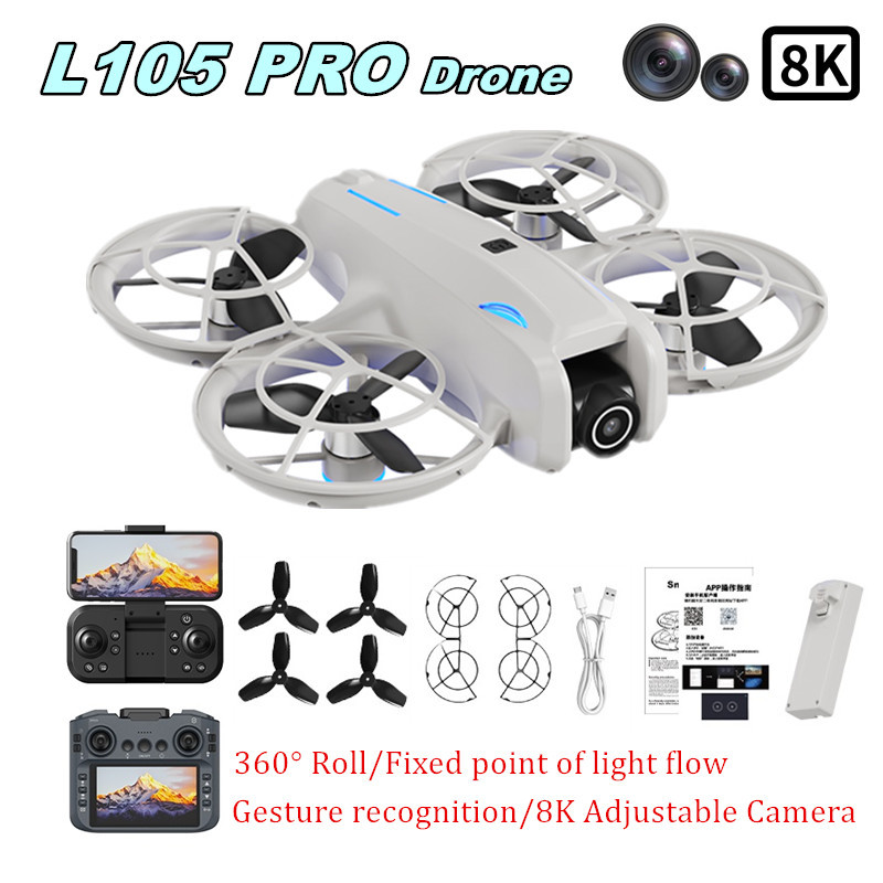 Dron L105 PRO Duel z obiektywe – Drone Camera Professional recenzja i cena