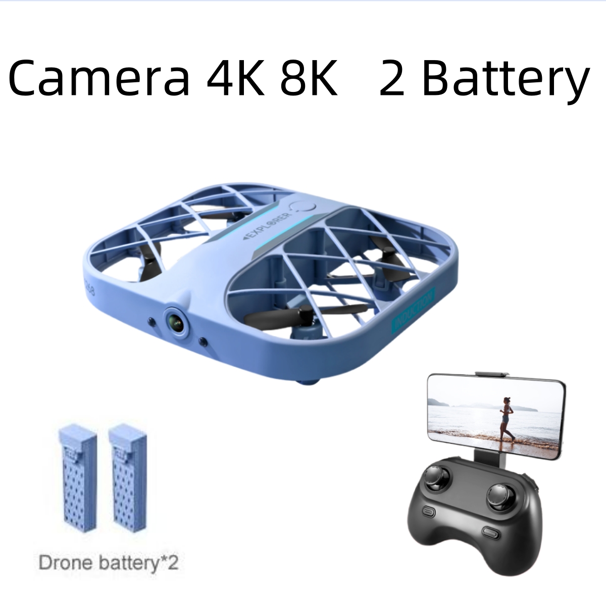 JJRC H107 FPV RC Dron z 2 Bate – Drone Camera 4K recenzja i cena